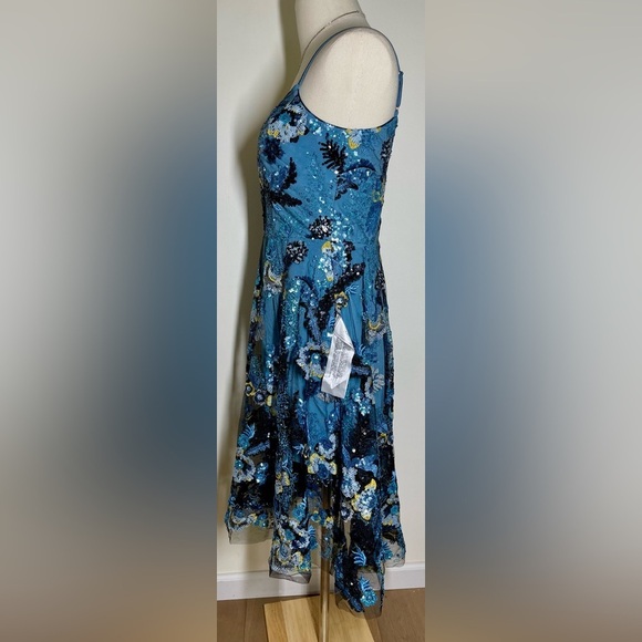 Dress The Population | Umalina Sequin Floral Fit & Flare Dress | Women’s XL - Picture 4 of 6